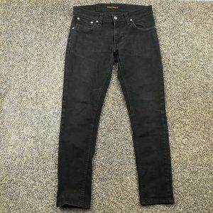 Nudie Jeans Men's Skinny Jeans - Black